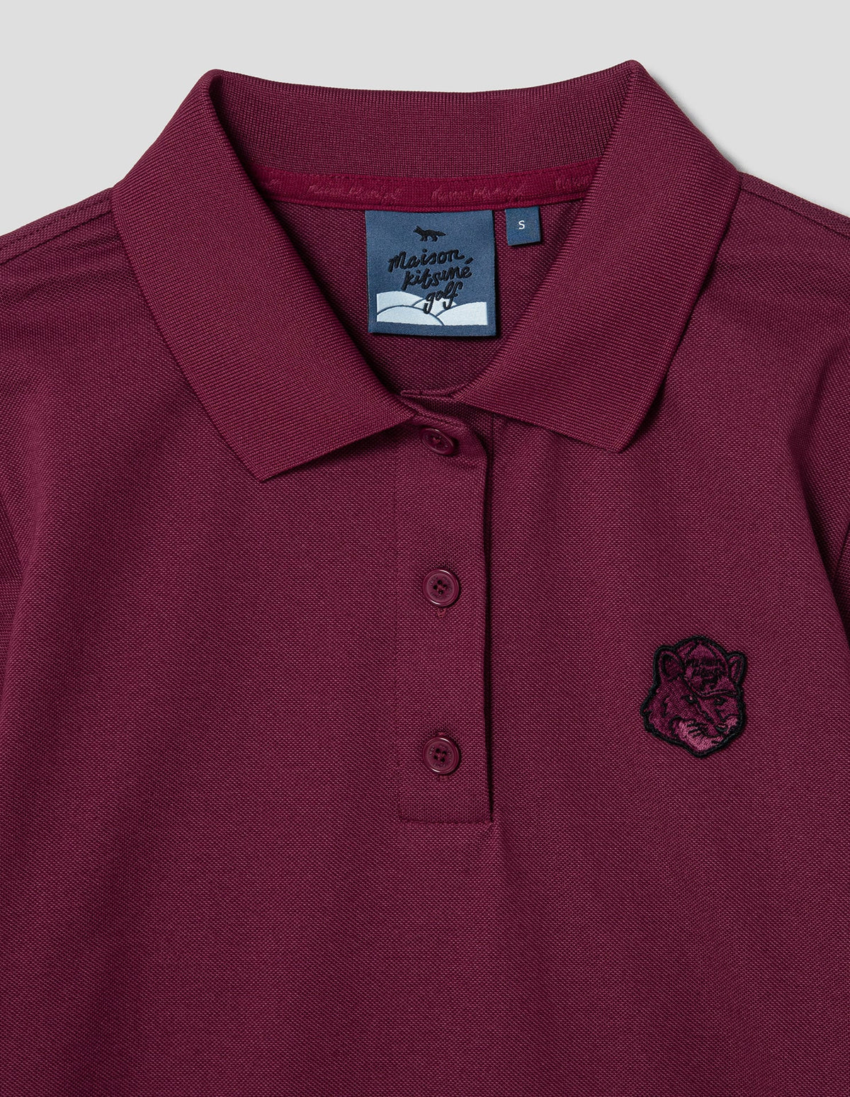  Women Fox Head Short Sleeve Polo Shirt