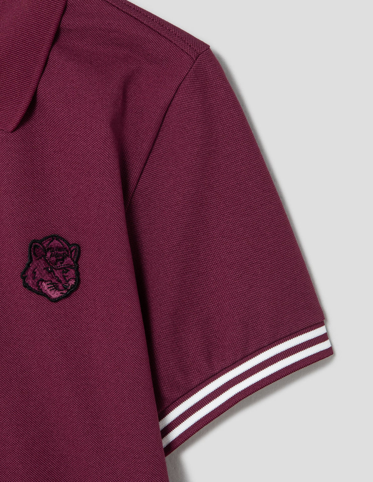  Women Fox Head Short Sleeve Polo Shirt