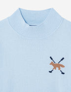 Men Profile Fox Mockneck Sweater