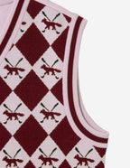  Women Profile Fox Argyle Vest