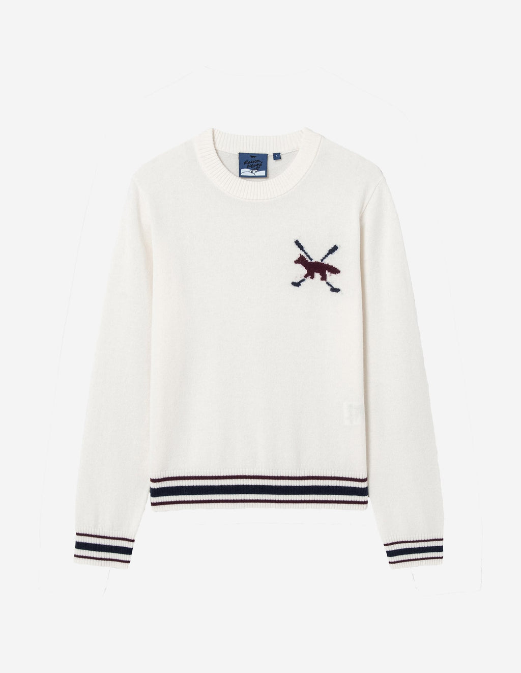  Women Profile Fox Pullover Sweater
