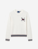  Women Profile Fox Pullover Sweater