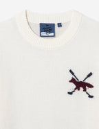  Women Profile Fox Pullover Sweater