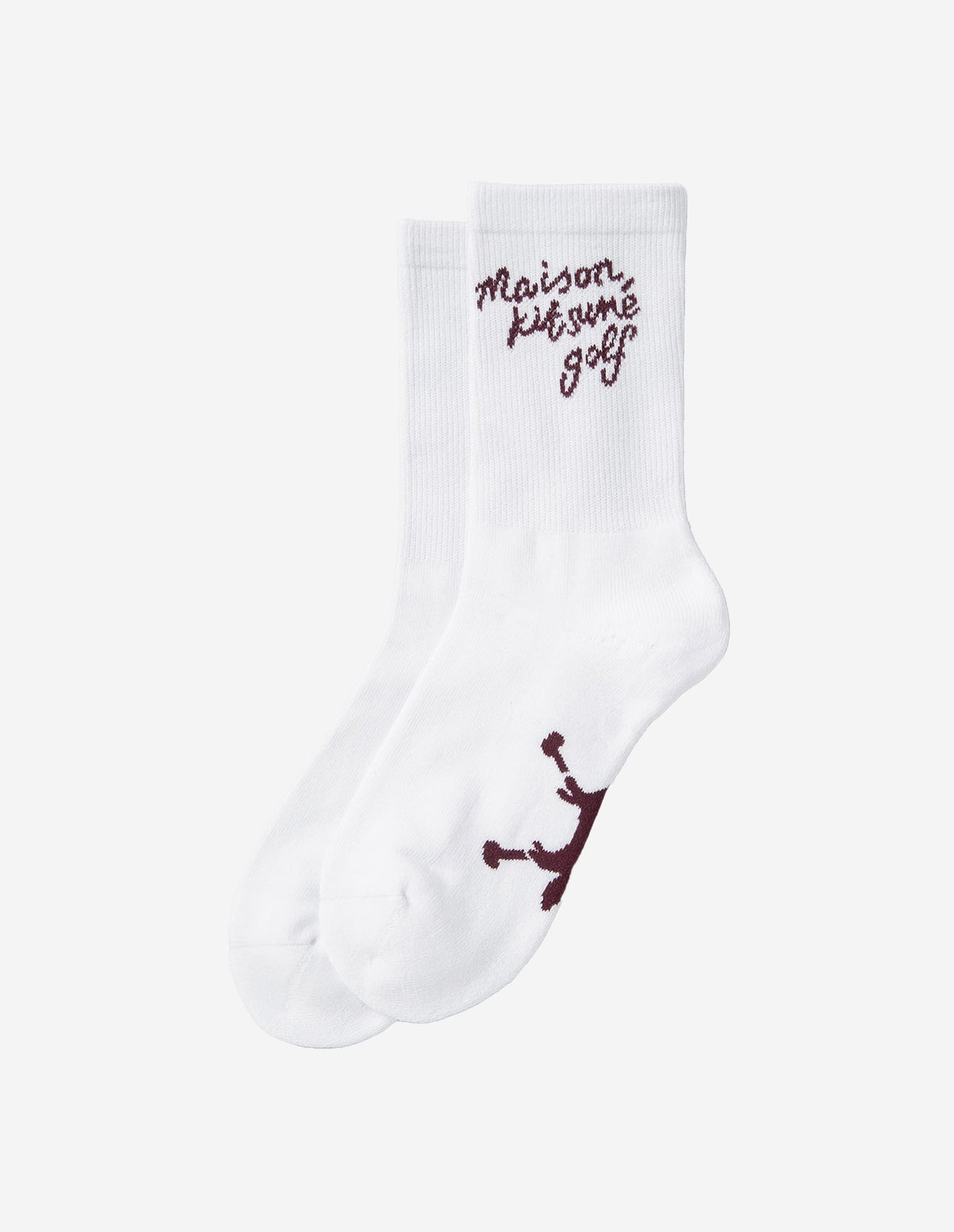  Unisex Script Logo Crew Socks