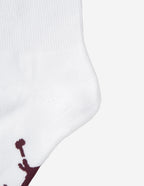  Unisex Script Logo Crew Socks
