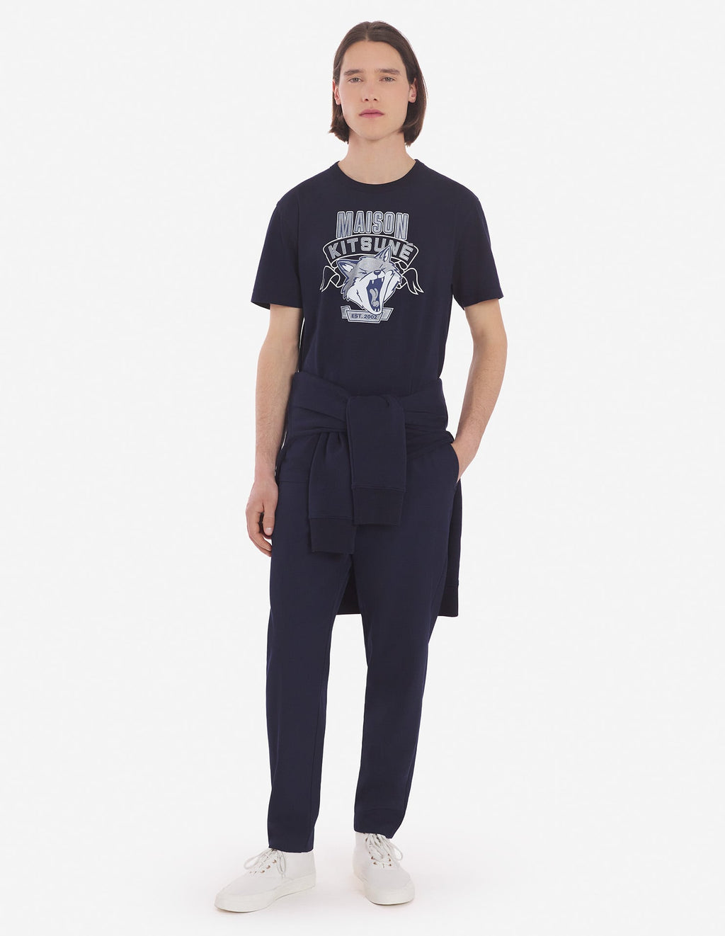  6 18 FOX HEAD FRONT-PRINT CLASSIC TEE-SHIRT