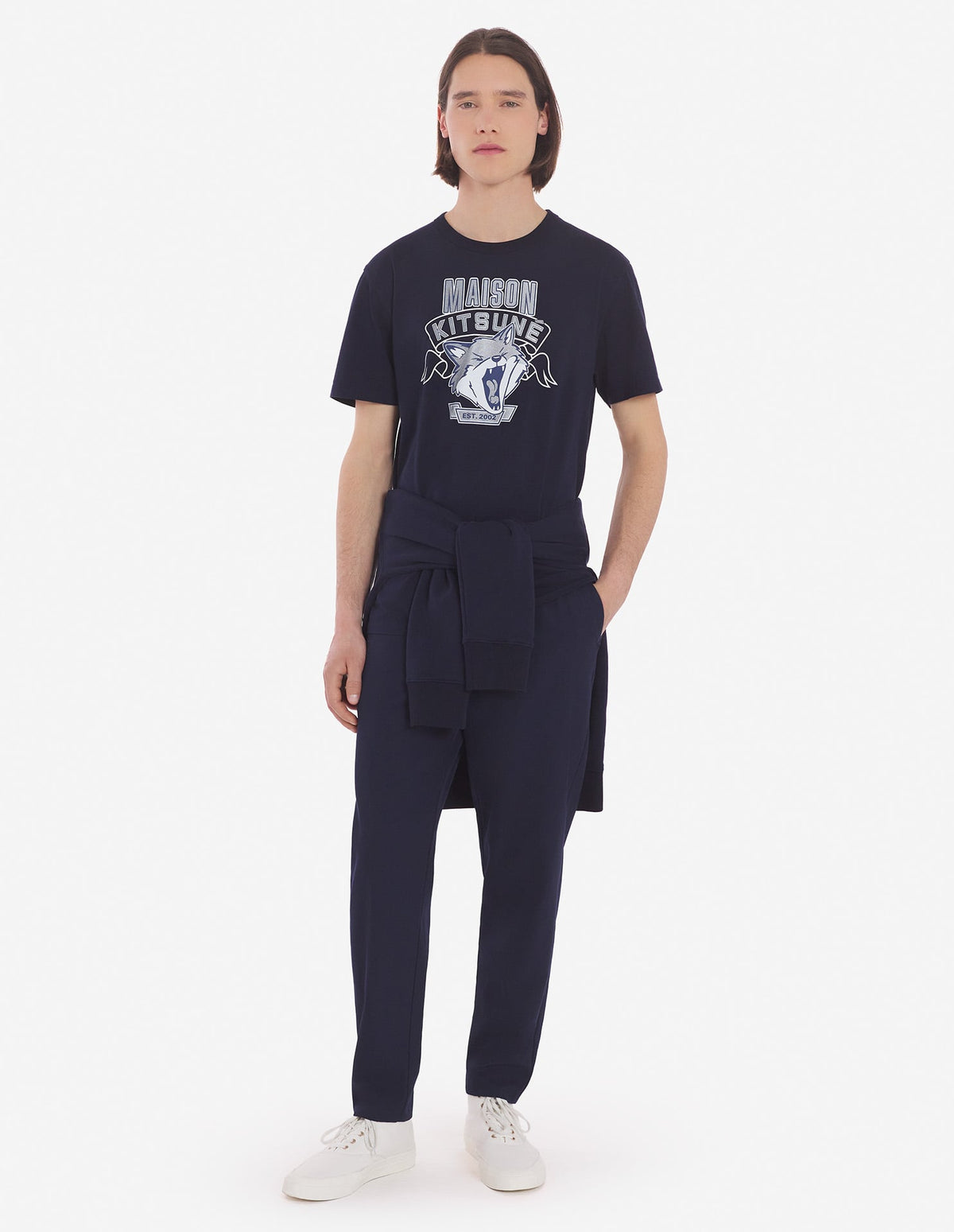  6 18 FOX HEAD FRONT-PRINT CLASSIC TEE-SHIRT