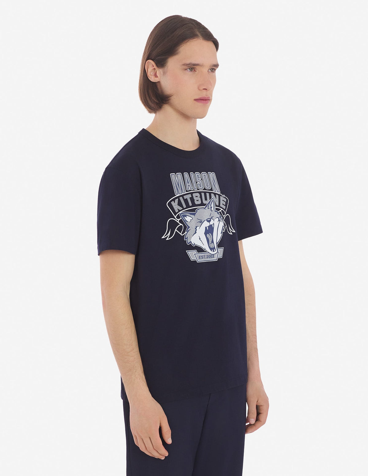  6 18 FOX HEAD FRONT-PRINT CLASSIC TEE-SHIRT