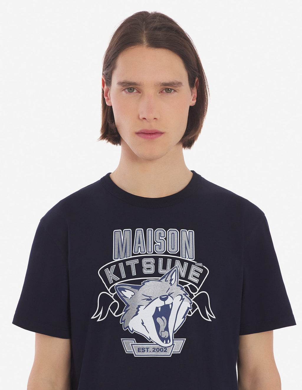  6 18 FOX HEAD FRONT-PRINT CLASSIC TEE-SHIRT