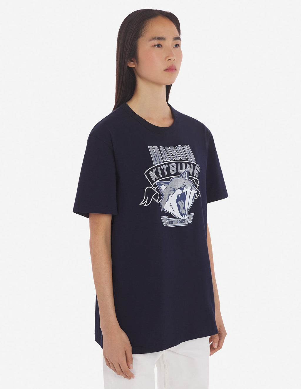  6 18 FOX HEAD FRONT-PRINT CLASSIC TEE-SHIRT