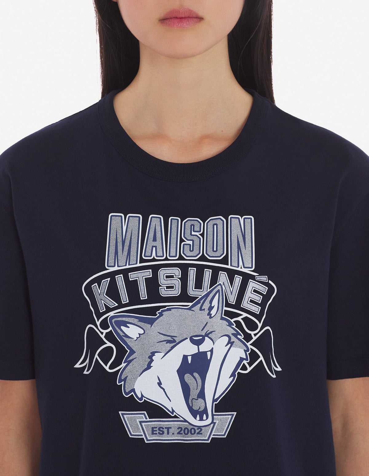  6 18 FOX HEAD FRONT-PRINT CLASSIC TEE-SHIRT