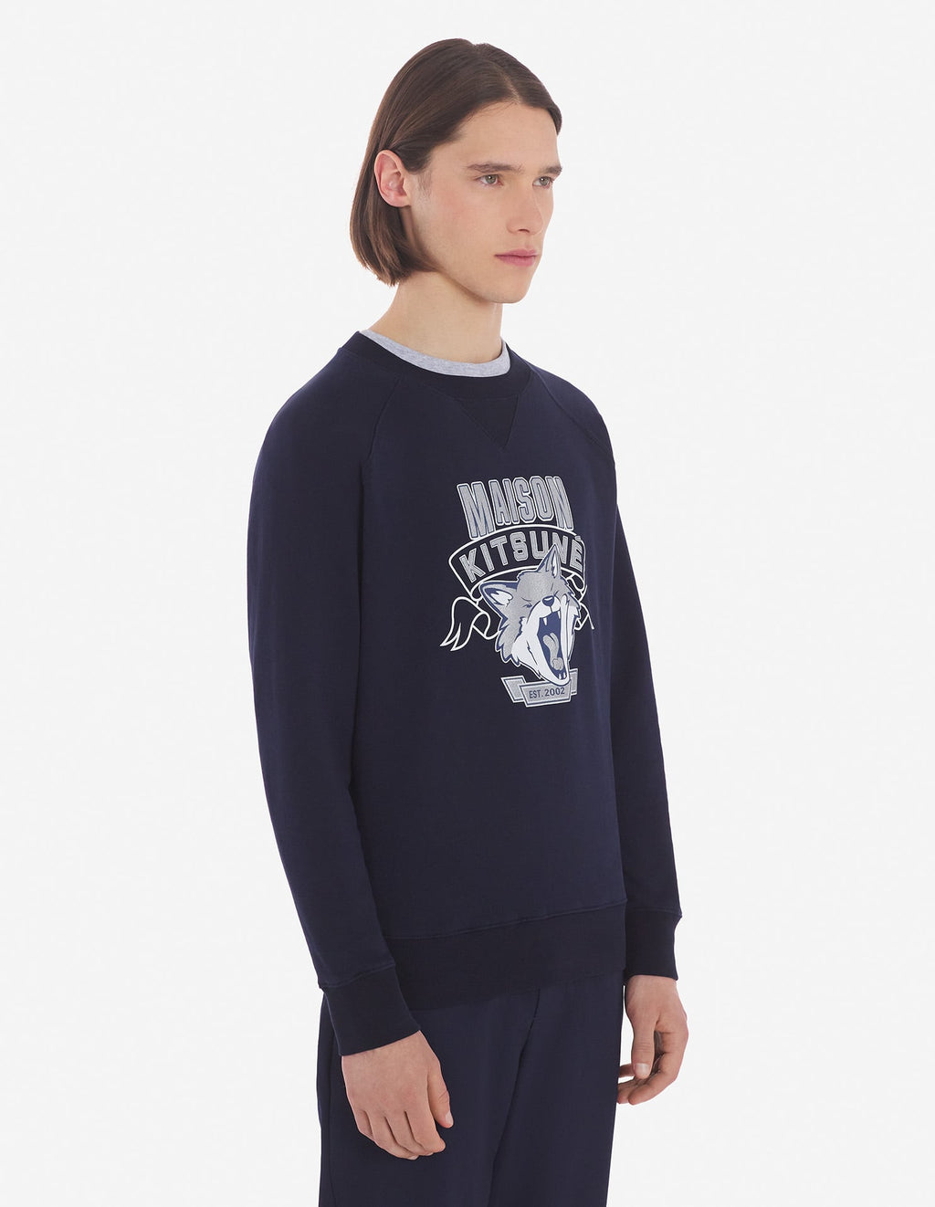  6 18 FOX HEAD FRONT-PRINT CLASSIC SWEATSHIRT