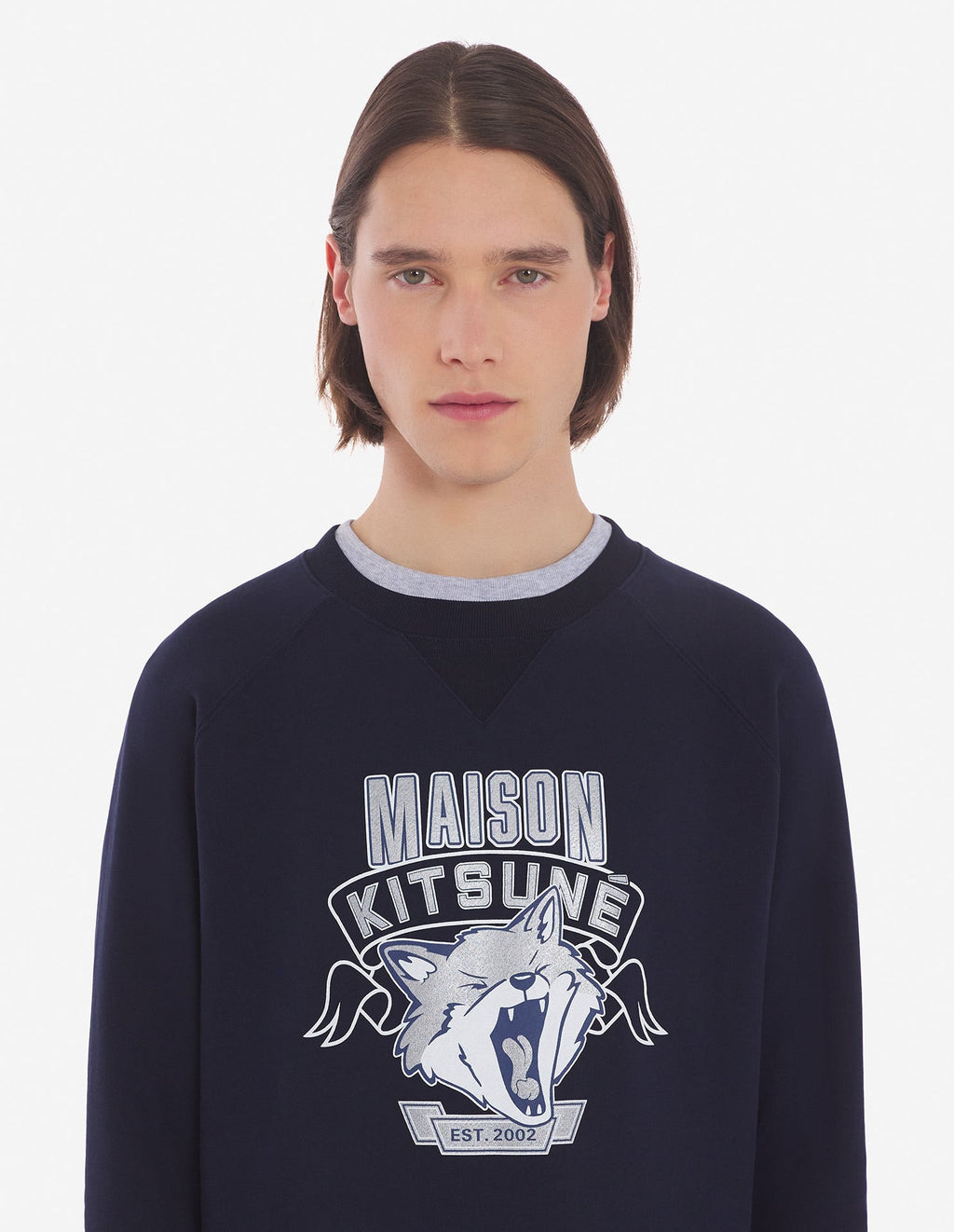  6 18 FOX HEAD FRONT-PRINT CLASSIC SWEATSHIRT