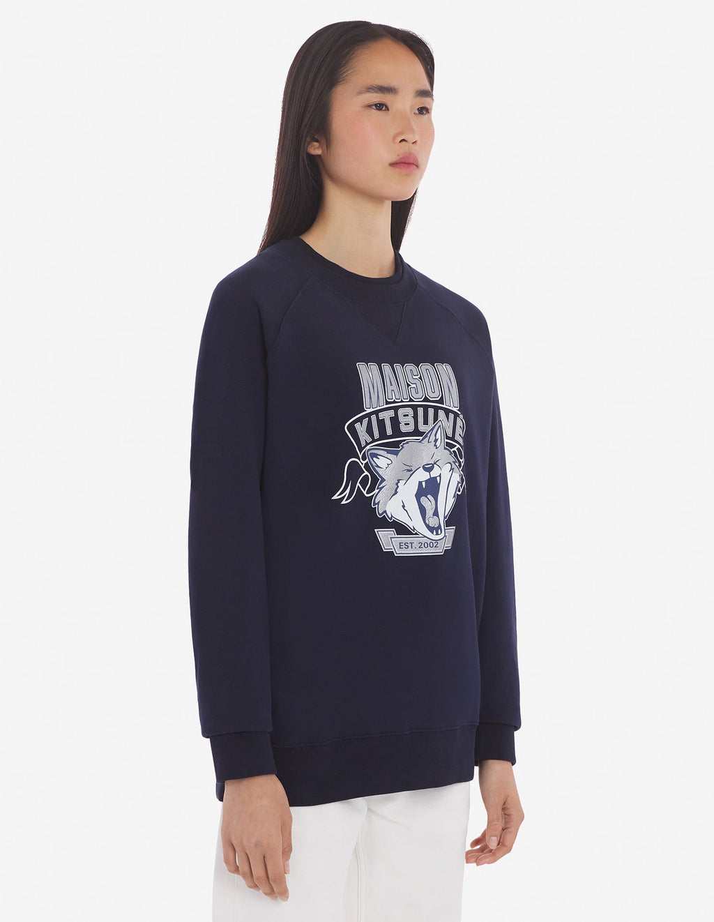  6 18 FOX HEAD FRONT-PRINT CLASSIC SWEATSHIRT