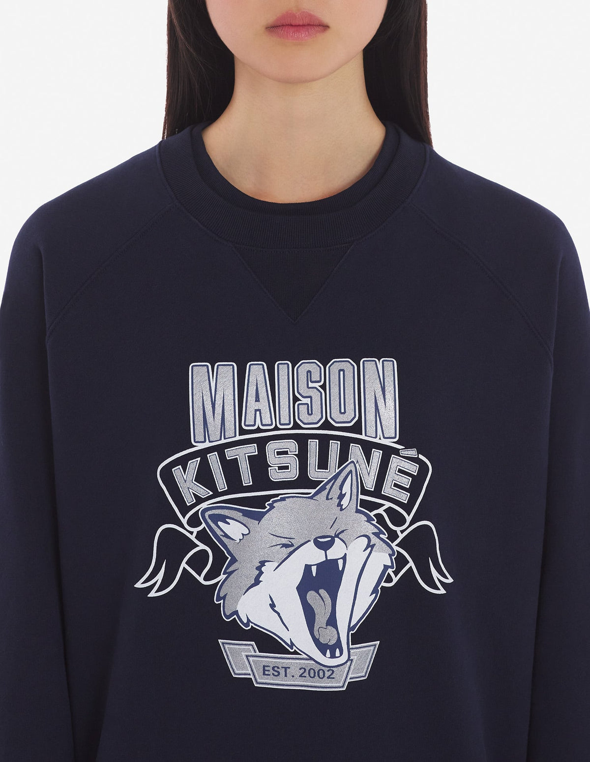  6 18 FOX HEAD FRONT-PRINT CLASSIC SWEATSHIRT