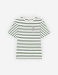  COFFEE CUP PRINTED STRIPED REGULAR TEE-SHIRT
