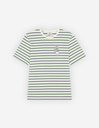  COFFEE CUP PRINTED STRIPED REGULAR TEE-SHIRT