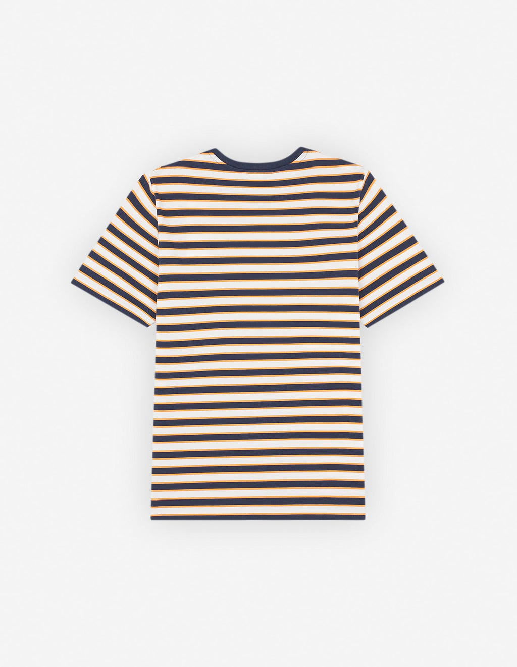  CAFE KITSUNE PRINTED STRIPED REGULAR TEE-SHIRT