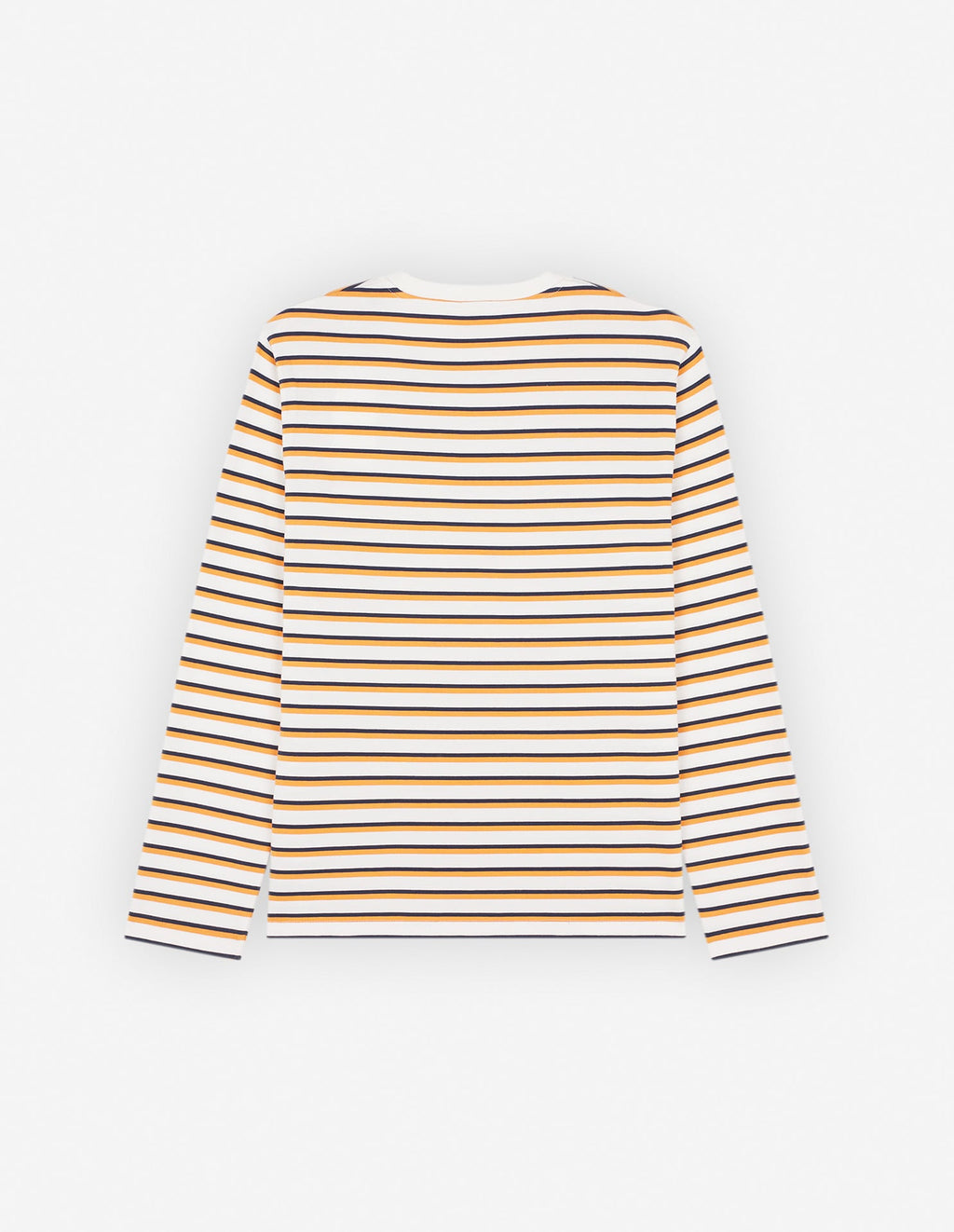  COFFEE CUP PRINTED LONG SLEEVES STRIPED REGULAR TEE-SHIRT