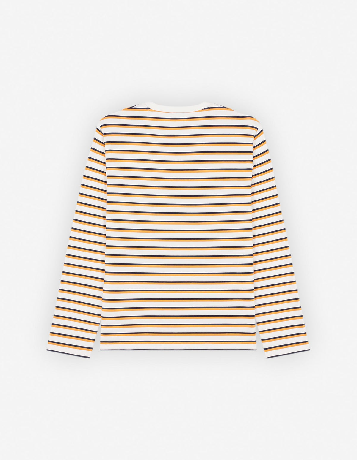  COFFEE CUP PRINTED LONG SLEEVES STRIPED REGULAR TEE-SHIRT