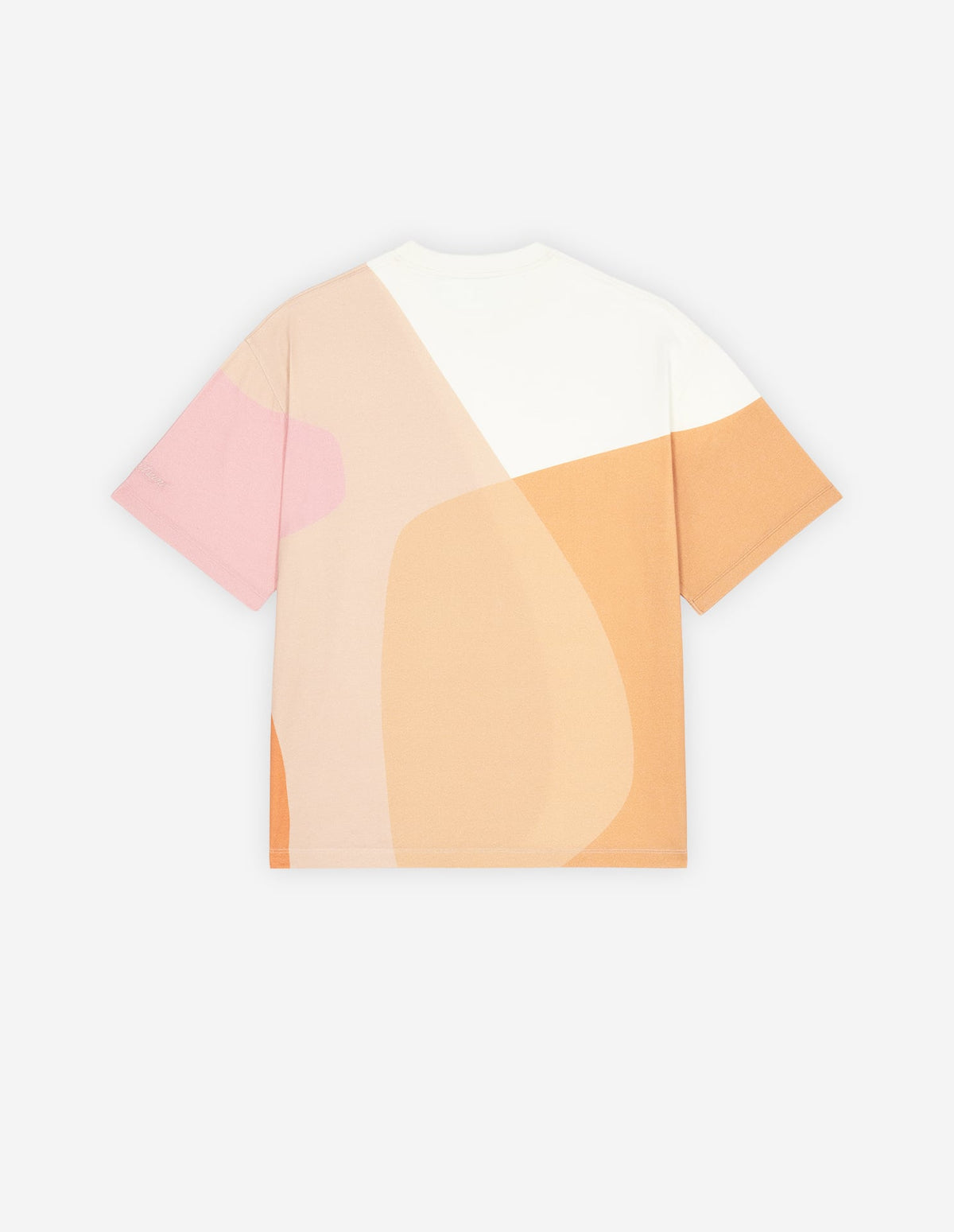  ALL-OVER PASTEL COMPOSITION LOOSE TEE-SHIRT