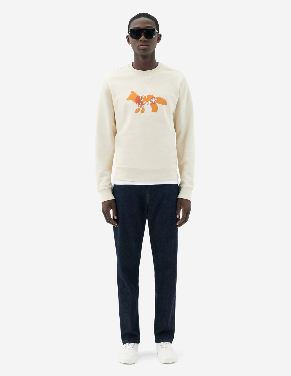  FOX CAFE KITSUNE CLASSIC SWEATSHIRT