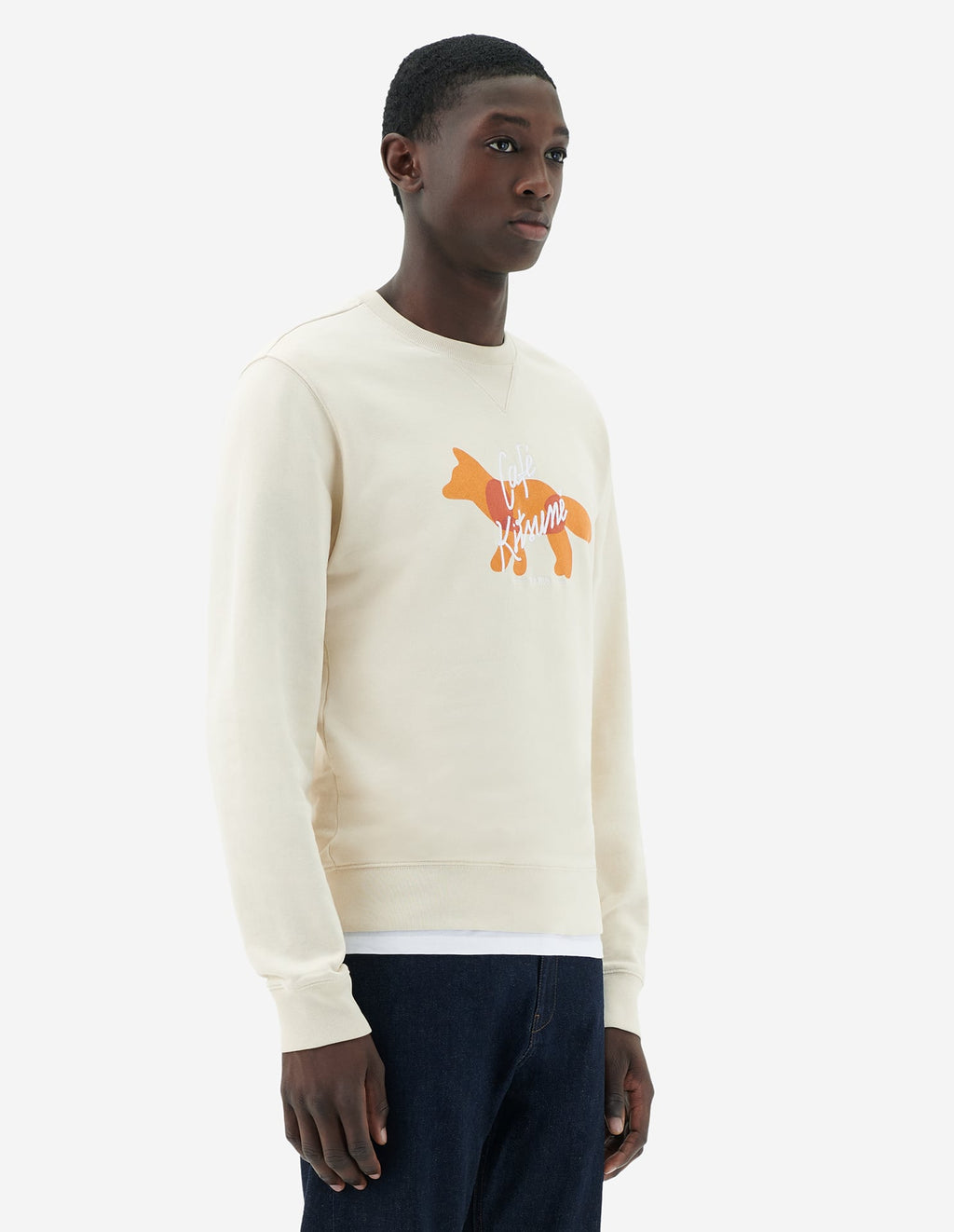  FOX CAFE KITSUNE CLASSIC SWEATSHIRT