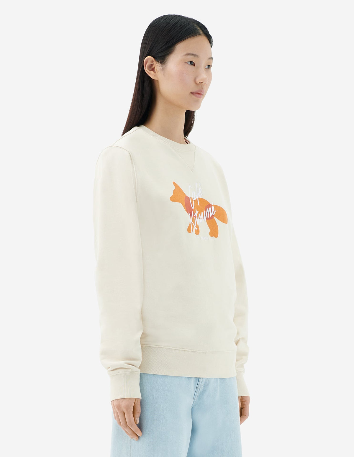  FOX CAFE KITSUNE CLASSIC SWEATSHIRT