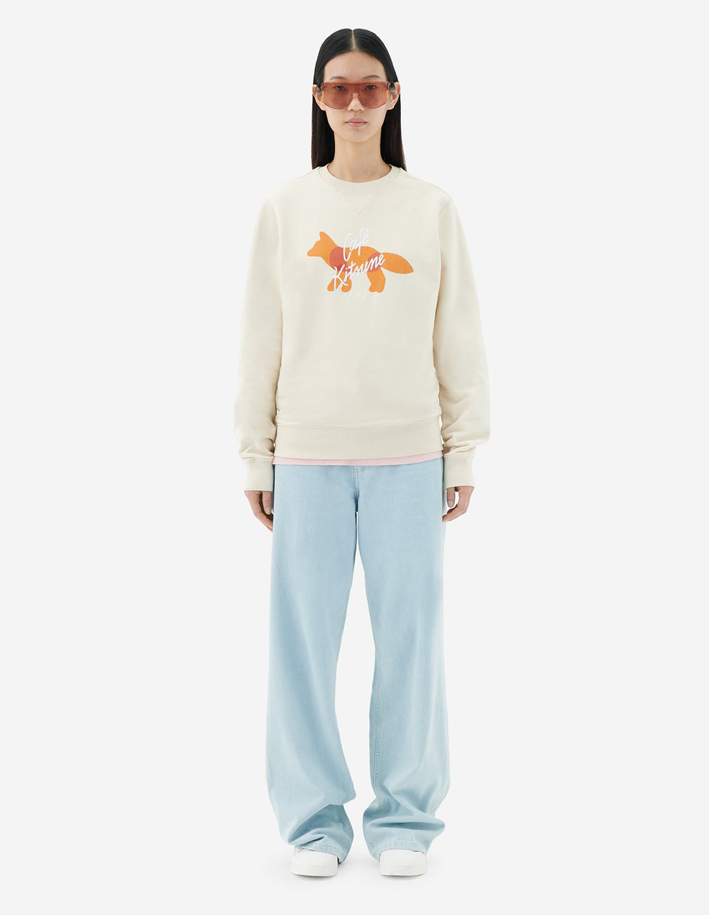  FOX CAFE KITSUNE CLASSIC SWEATSHIRT