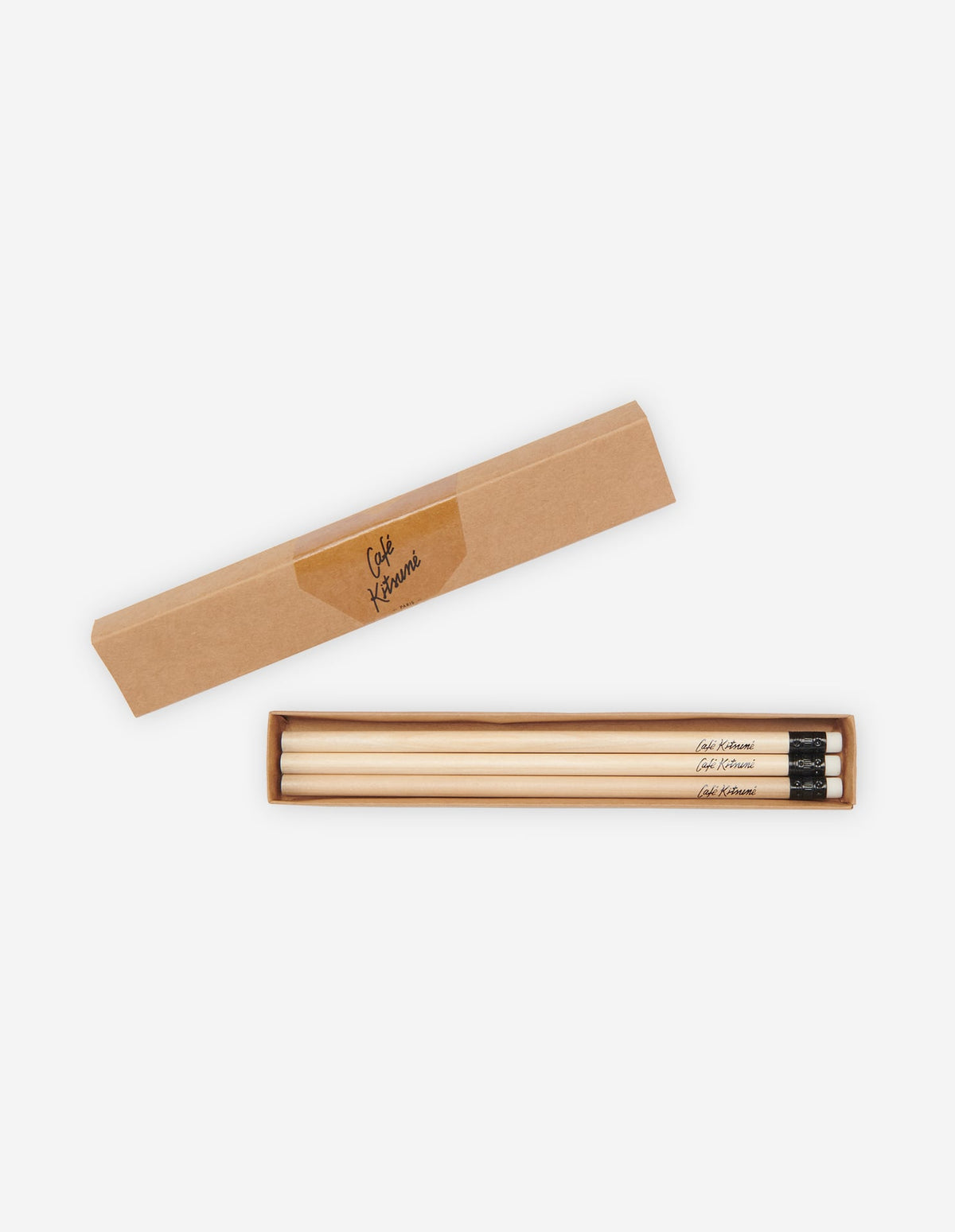  PACK OF 3 PENCILS CAFE KITSUNE