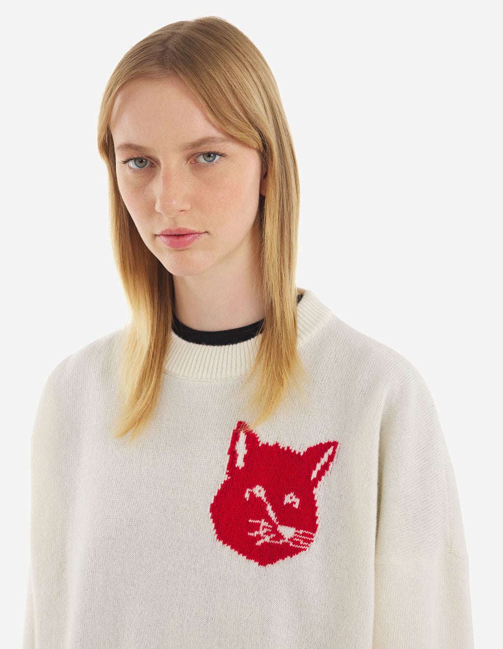  FOX HEAD INTARSIA CONFORT JUMPER