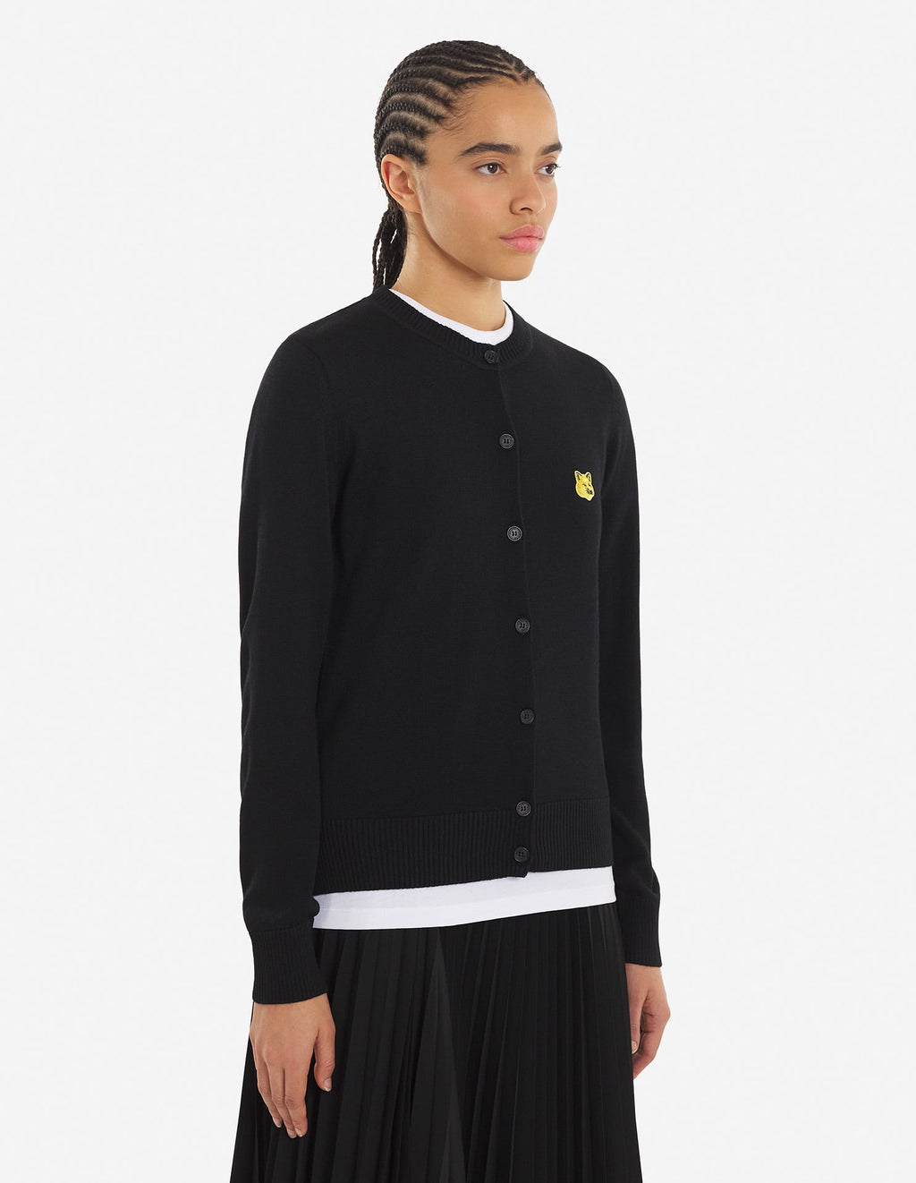  GOLDEN FOX PATCH ADJUSTED CARDIGAN