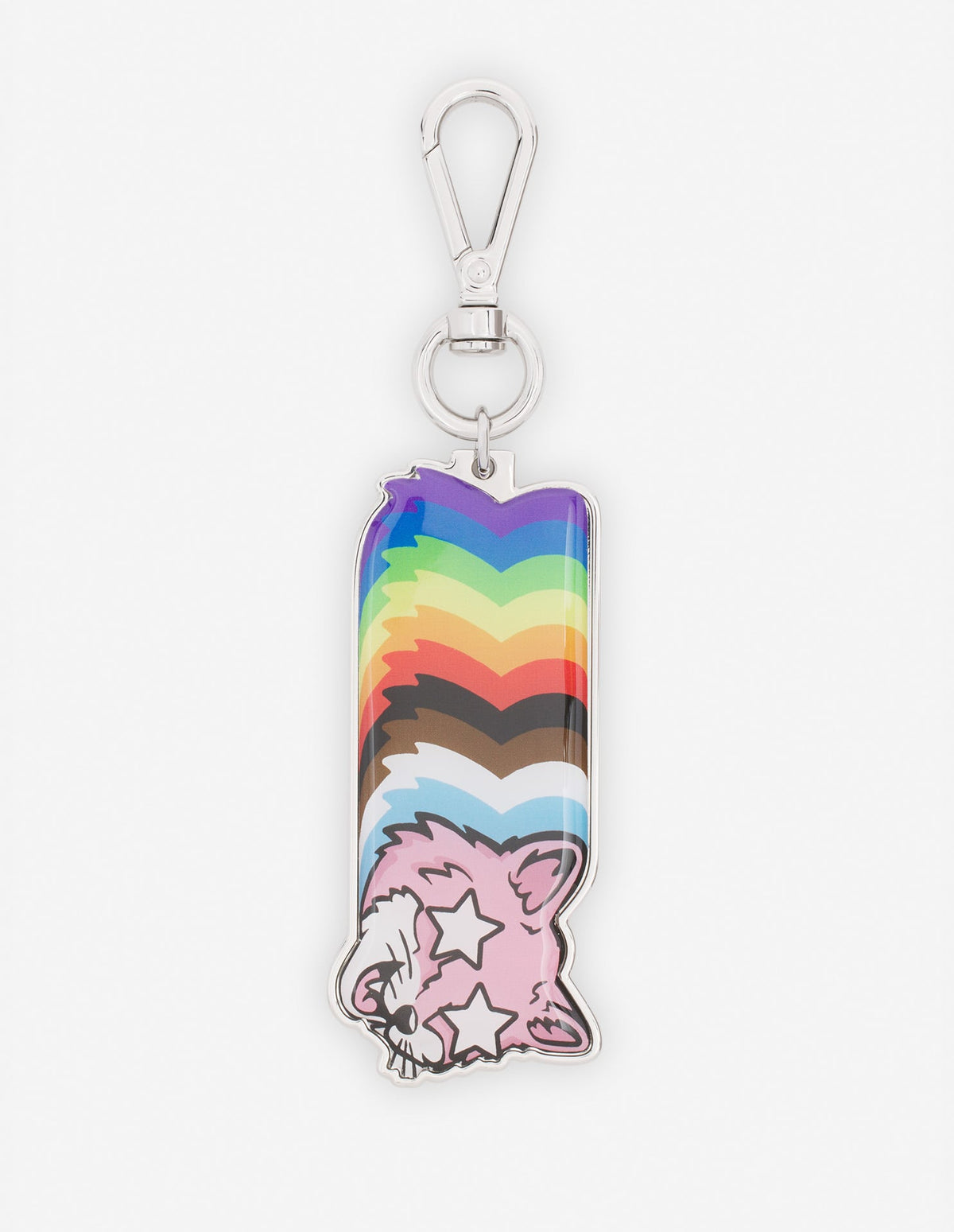  PRIDE FOX METAL KEYRING