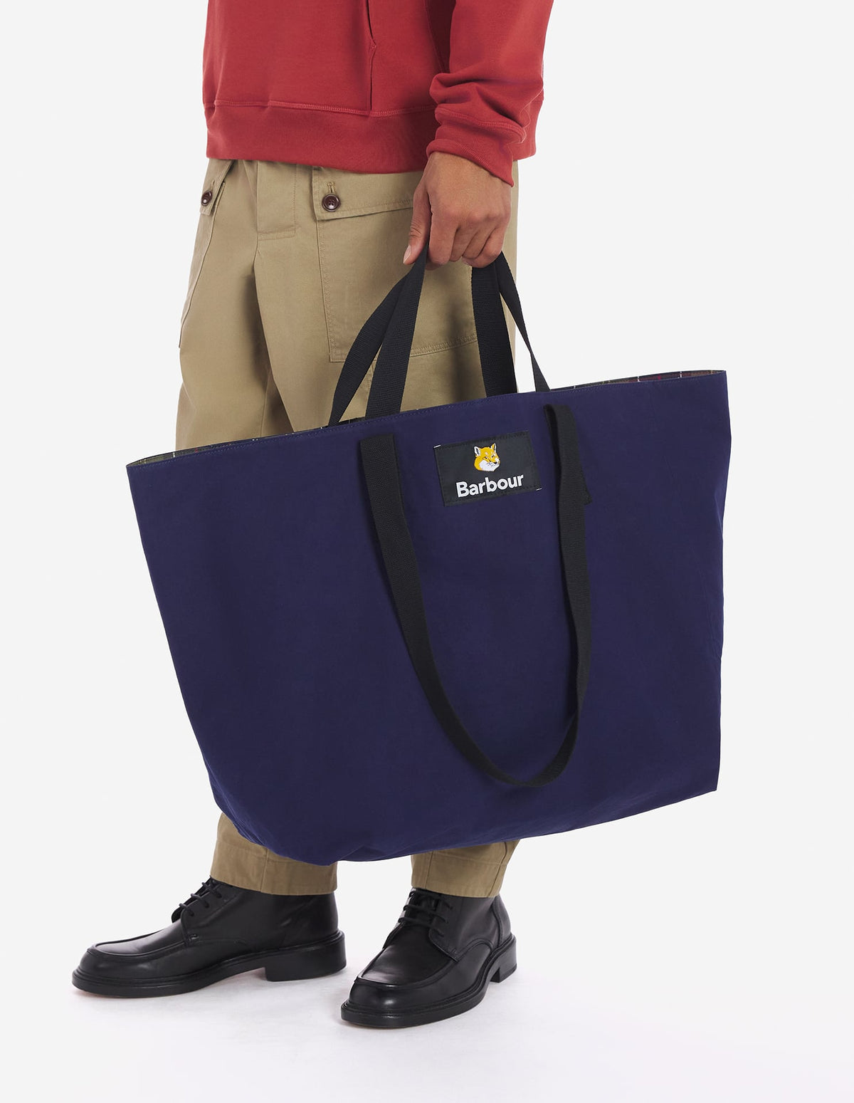  BARBOUR X MK REVERSIBLE TOTE BAG
