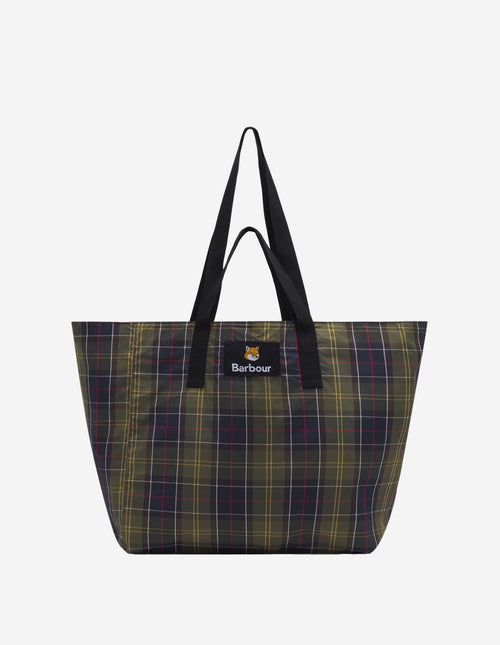  BARBOUR X MK REVERSIBLE TOTE BAG